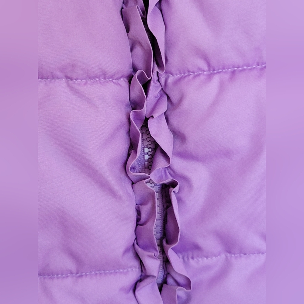 Reversable Faded Glory Girls Puffer Vest 3t - Picture 6 of 9